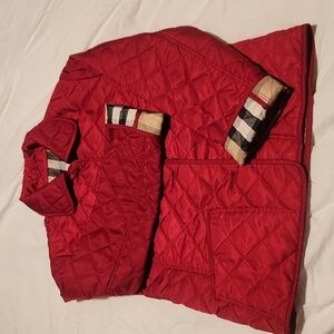 Kids Burberry Quilted Jacket